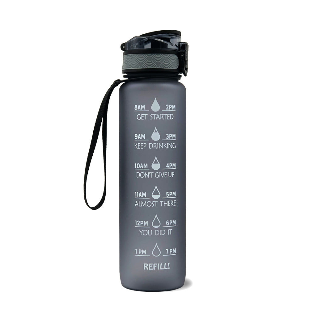 1 Liter Tritan Motivational Water Bottle