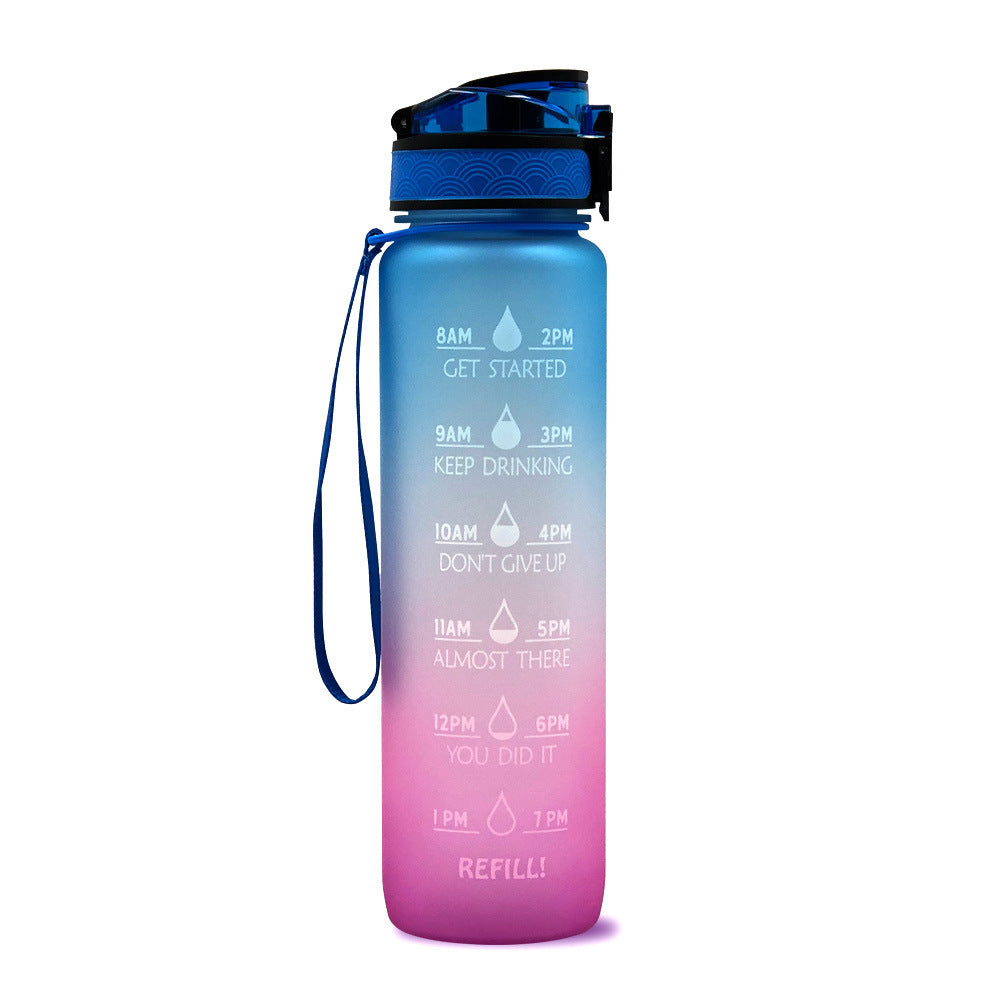 1 Liter Tritan Motivational Water Bottle
