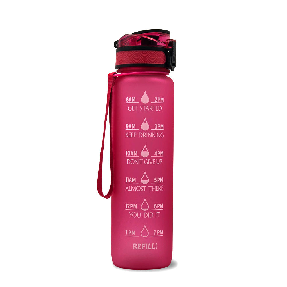 1 Liter Tritan Motivational Water Bottle