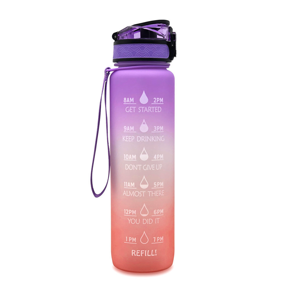 1 Liter Tritan Motivational Water Bottle