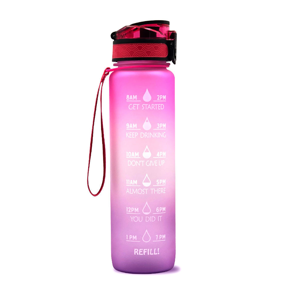 1 Liter Tritan Motivational Water Bottle