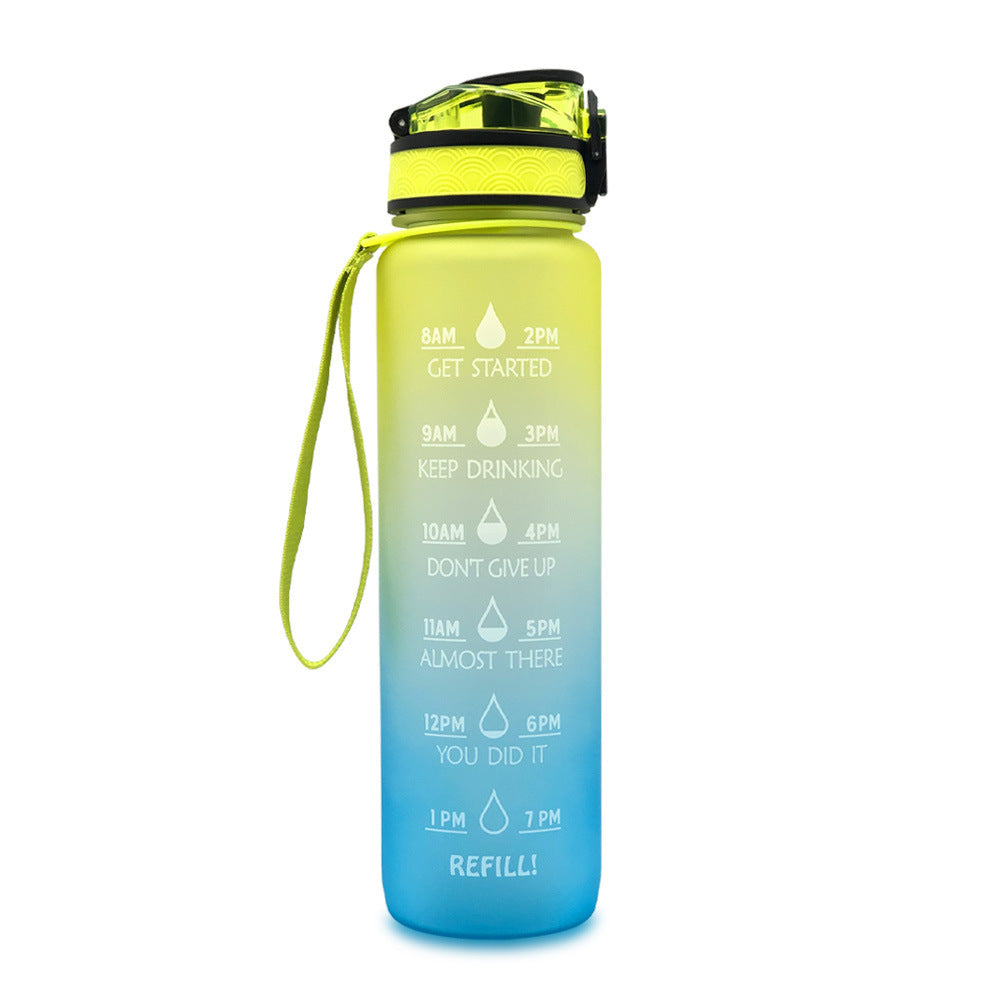 1 Liter Tritan Motivational Water Bottle