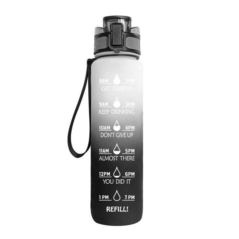 1 Liter Tritan Motivational Water Bottle