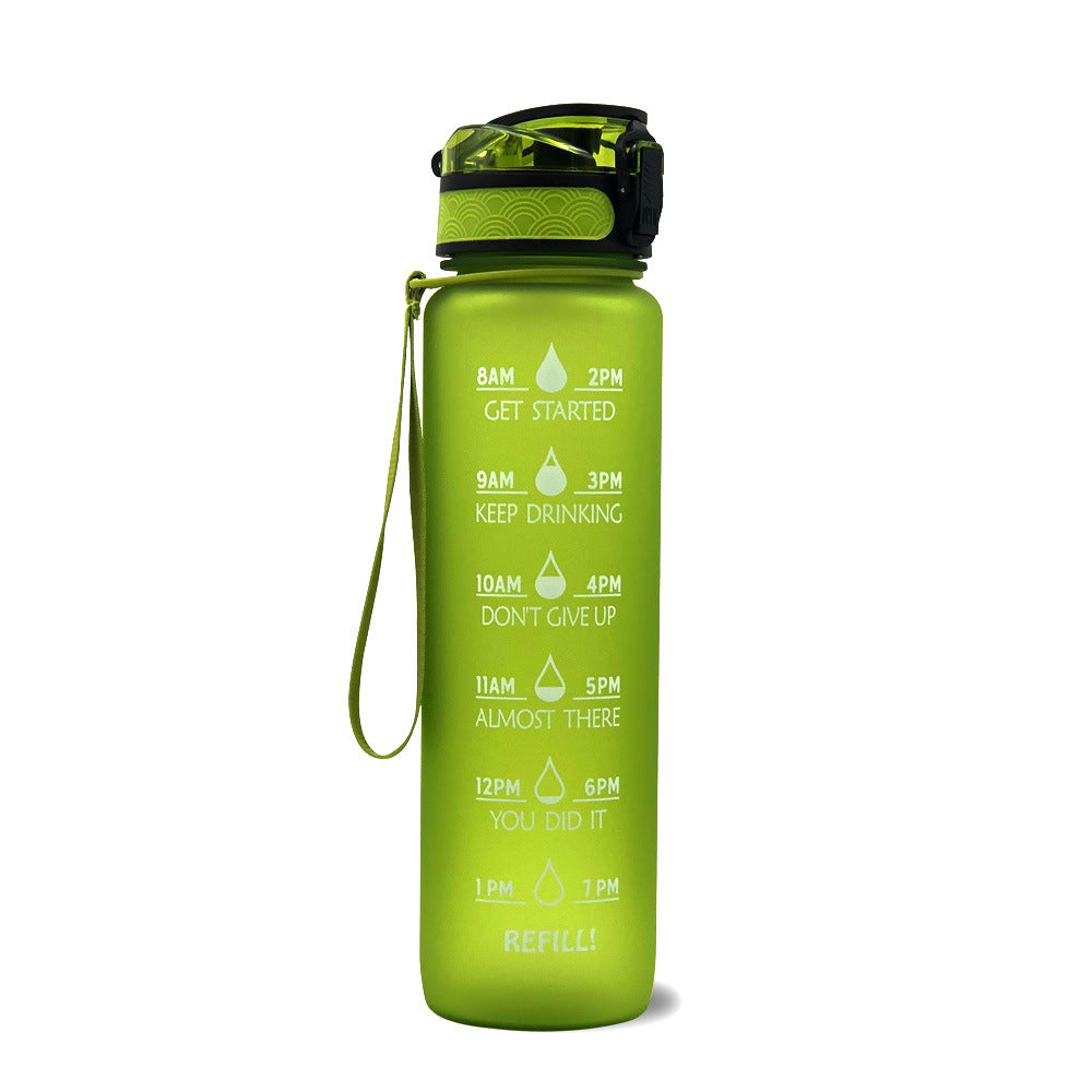 1 Liter Tritan Motivational Water Bottle