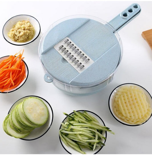 8 In 1 Mandoline Slicer with Attachments
