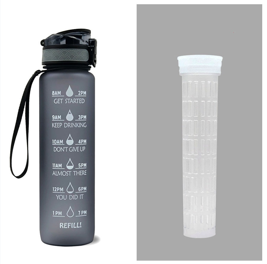 1 Liter Tritan Motivational Water Bottle