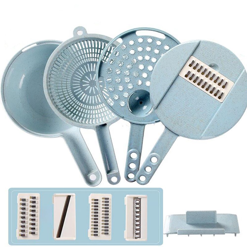 8 In 1 Mandoline Slicer with Attachments