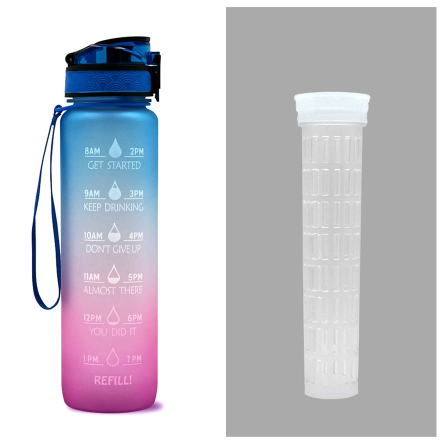 1 Liter Tritan Motivational Water Bottle