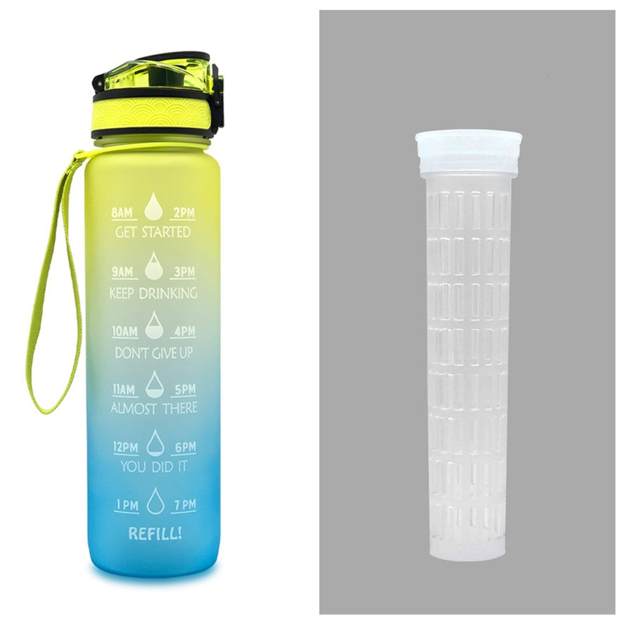 1 Liter Tritan Motivational Water Bottle