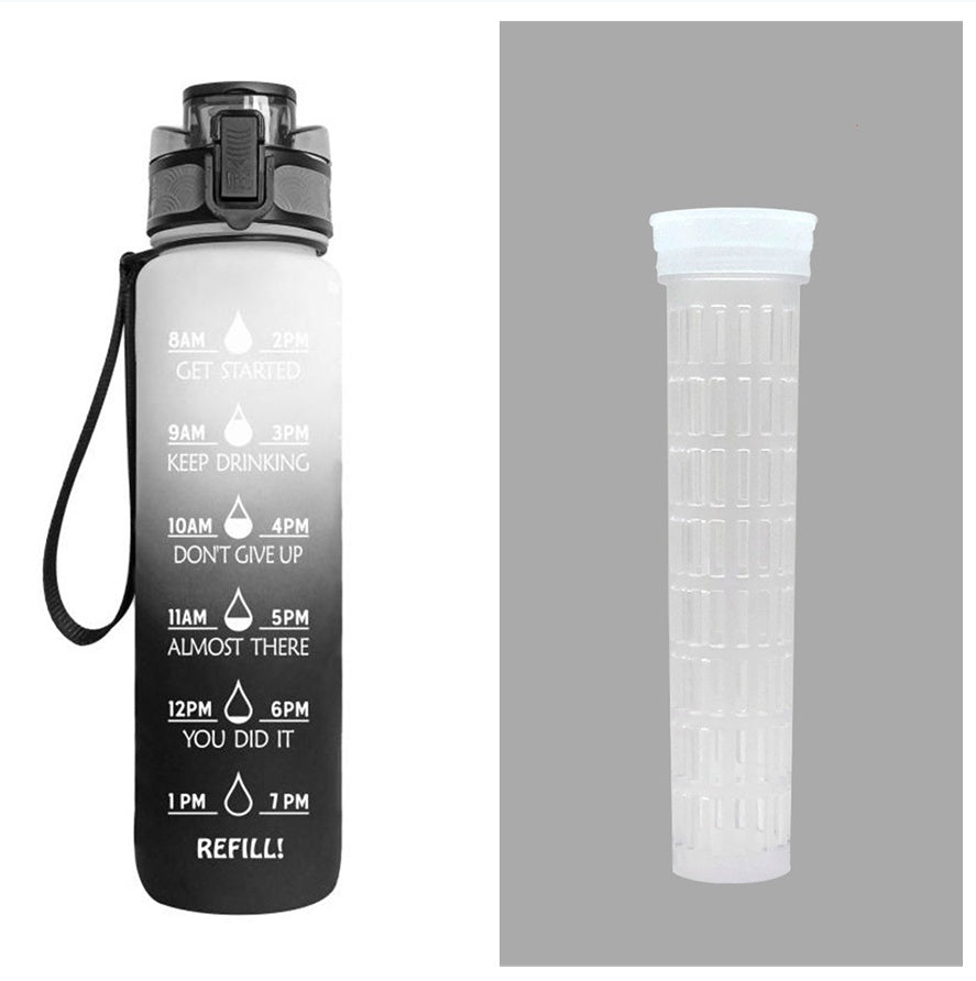 1 Liter Tritan Motivational Water Bottle