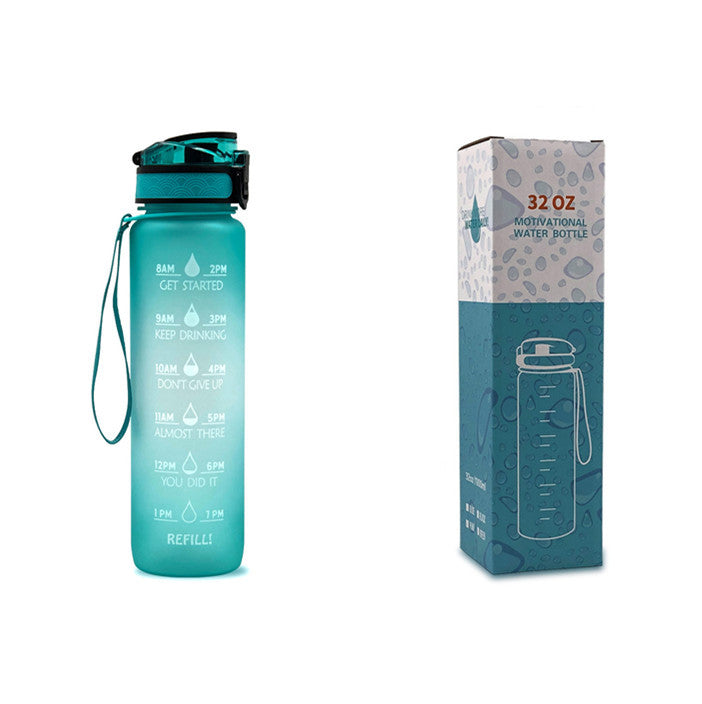 1 Liter Tritan Motivational Water Bottle