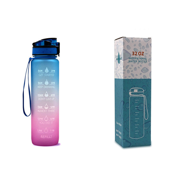 1 Liter Tritan Motivational Water Bottle