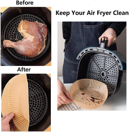 Air Fryer Non-stick Disposable Liners, 200PCS  Paper Liners