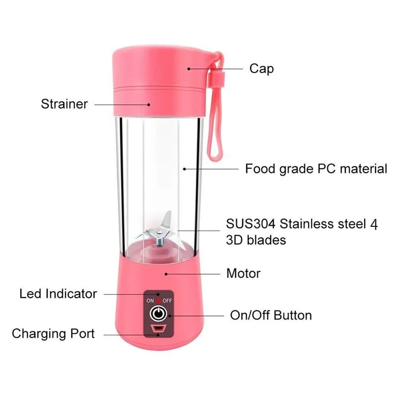 Nutrition On-The-Go Portable Electric Blender