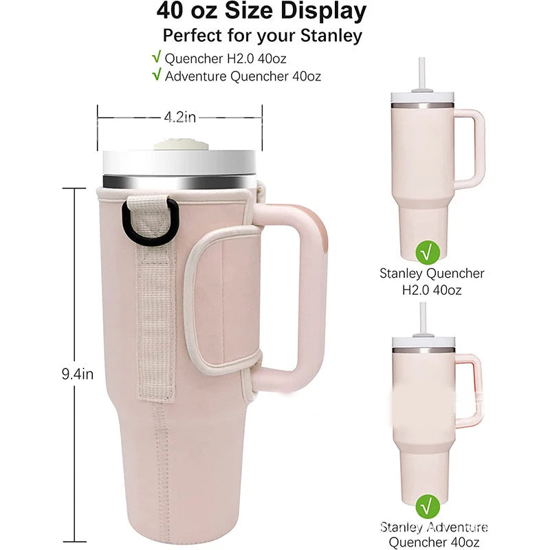 Adjustable Shoulder Strap for Stanley 40oz Tumbler Carrier Bag