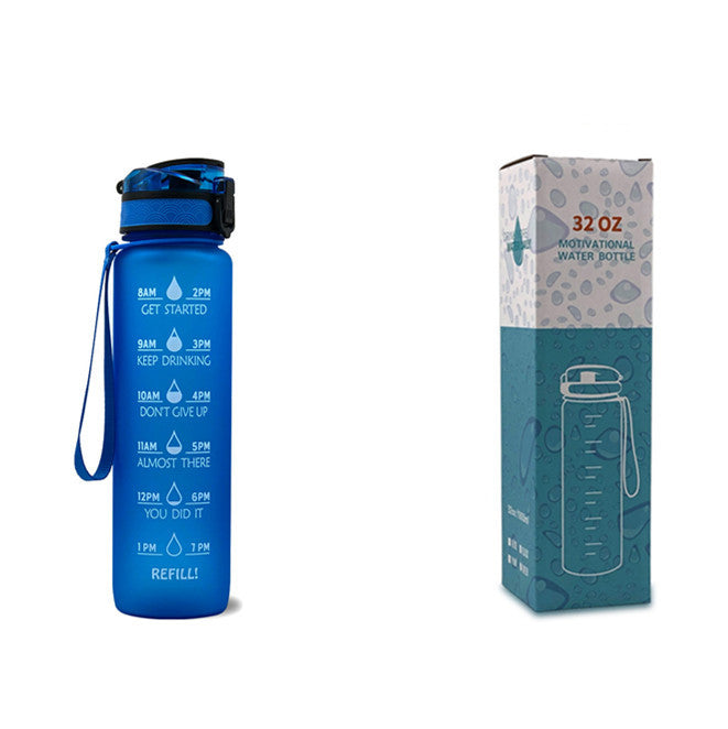 1 Liter Tritan Motivational Water Bottle