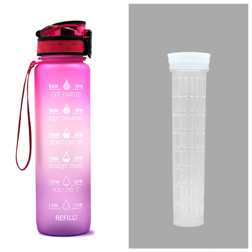 1 Liter Tritan Motivational Water Bottle
