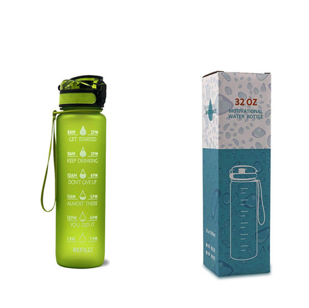 1 Liter Tritan Motivational Water Bottle