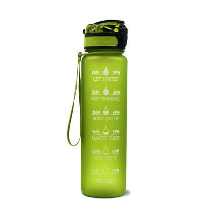 1 Liter Tritan Motivational Water Bottle