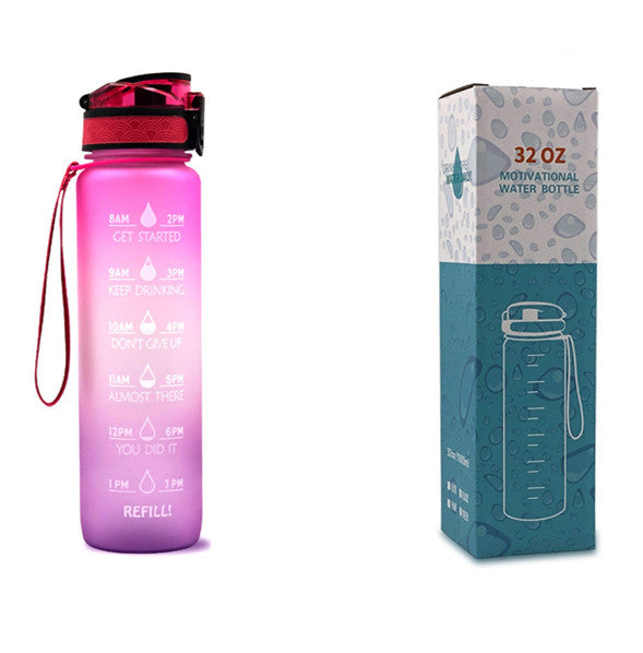 1 Liter Tritan Motivational Water Bottle