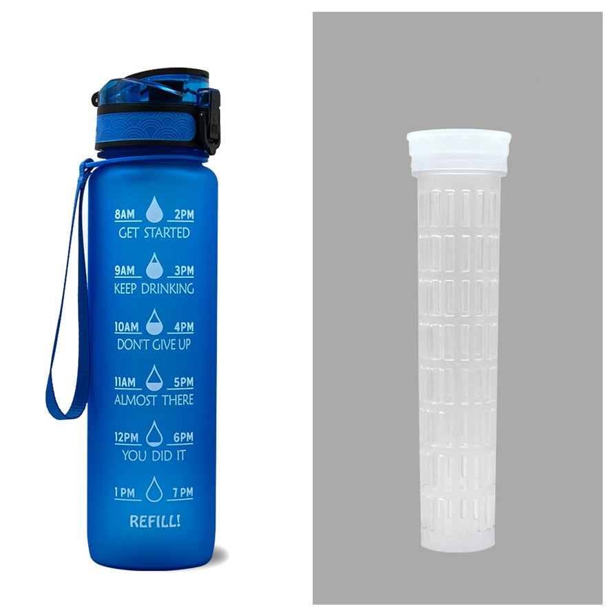 1 Liter Tritan Motivational Water Bottle